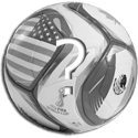 Soccer ball question mark