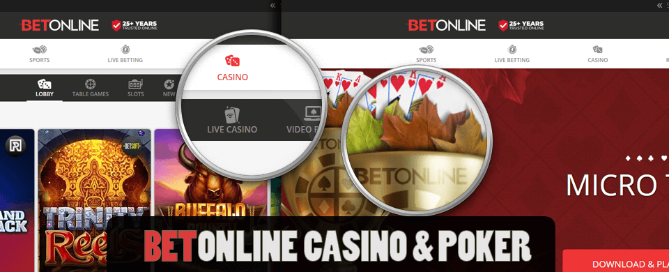 Betonline casino and online poker room