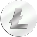 Silver Litecoin logo